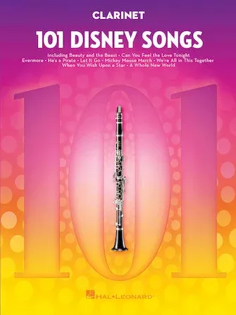 101 Disney Songs Clarinet