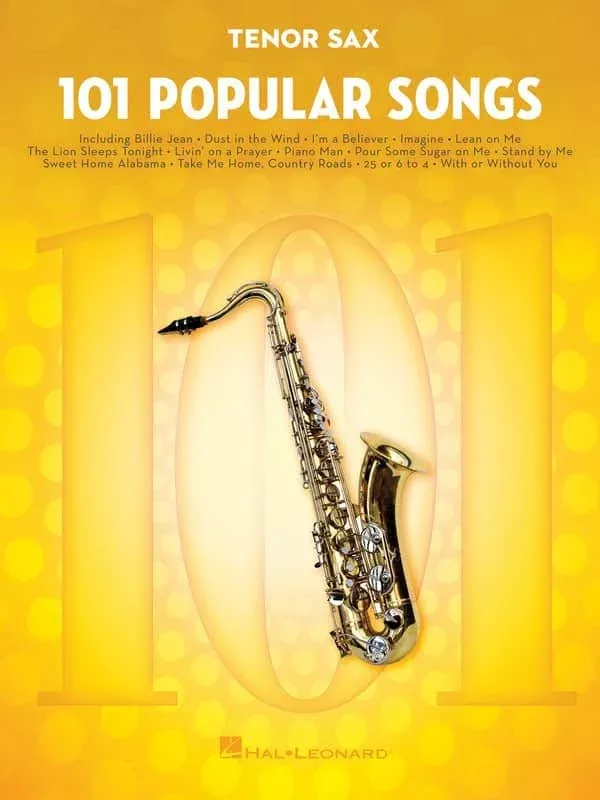 101 Popular Songs for Tenor Sax | Sheet Music |Store