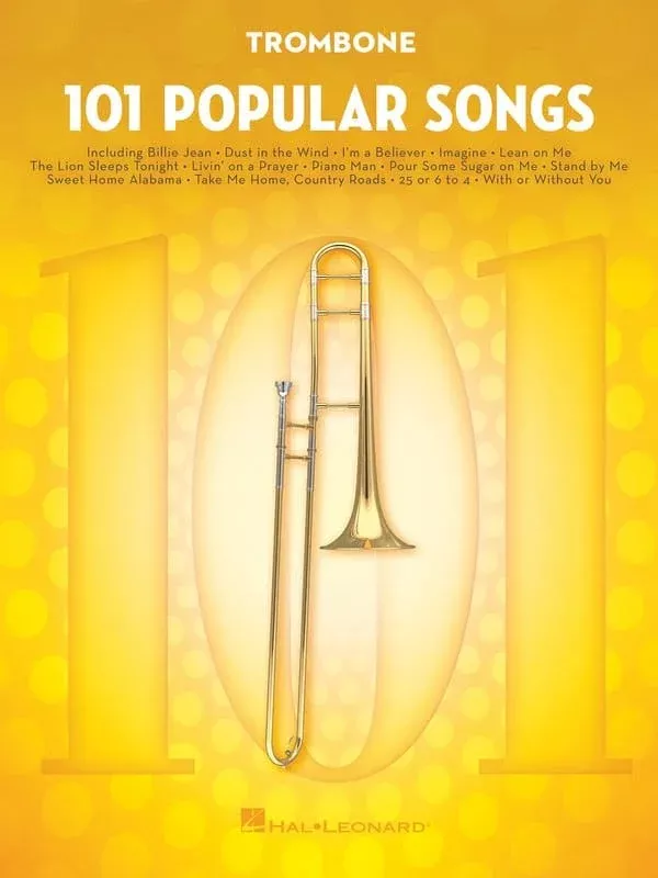 101 Popular Songs for Trombone | Sheet Music |Store