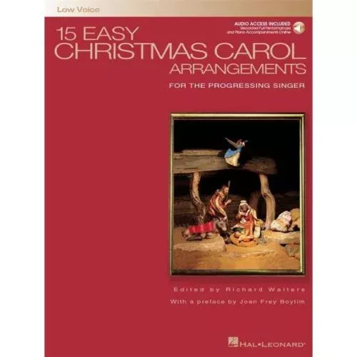 15 Easy Christmas Carol Arrangements – Low Voice