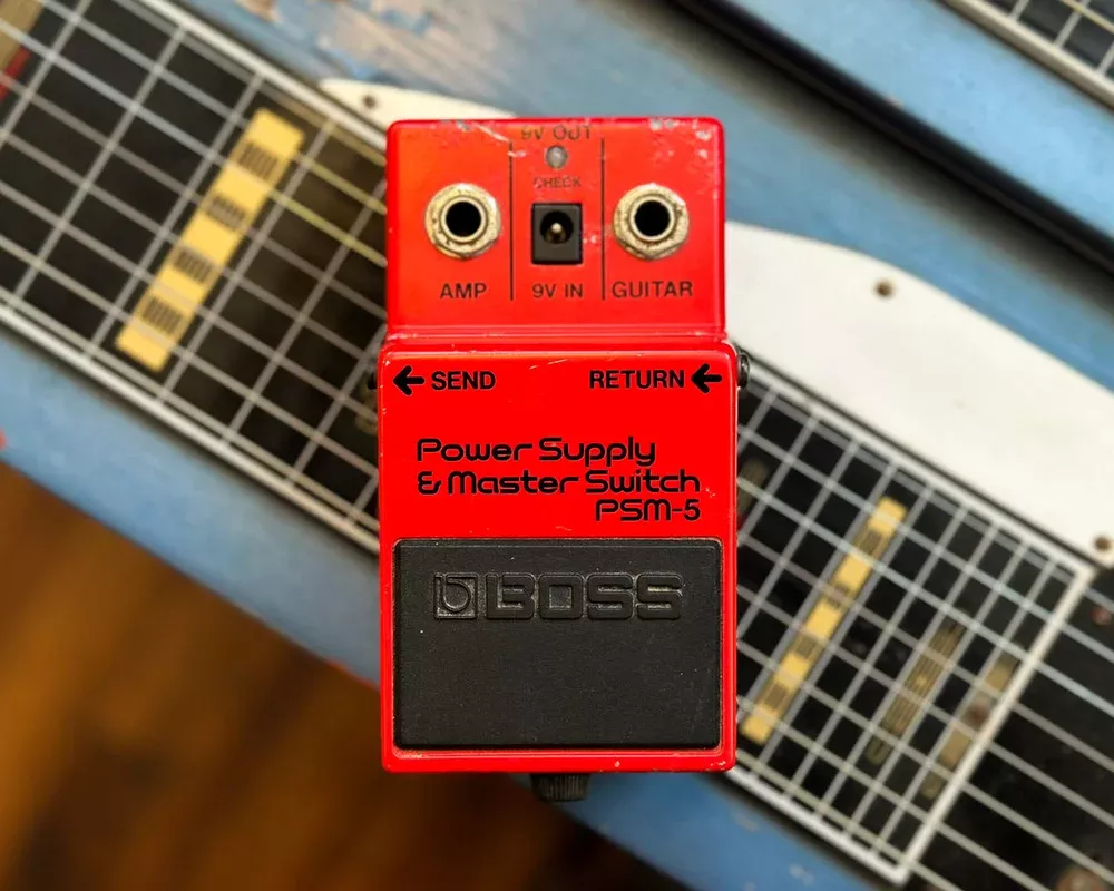 1987 BOSS Red Label PSM-5 – Power Supply & Master Switch