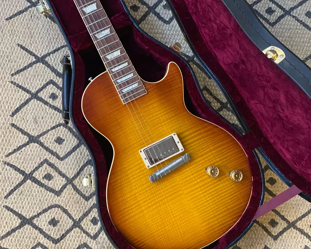 2010 Gibson Custom Shop Les Paul R4 – Single Pickup – Lemon Burst w/ O
