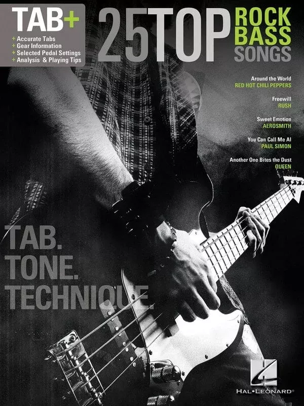 25 Top Rock Bass Songs | Sheet Music |Store