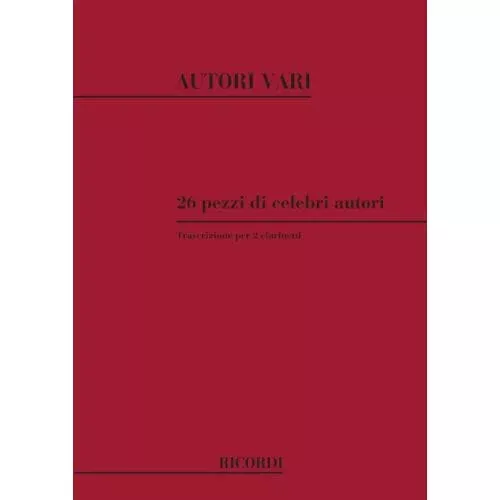 26 Pezzi Di Celebri Autori