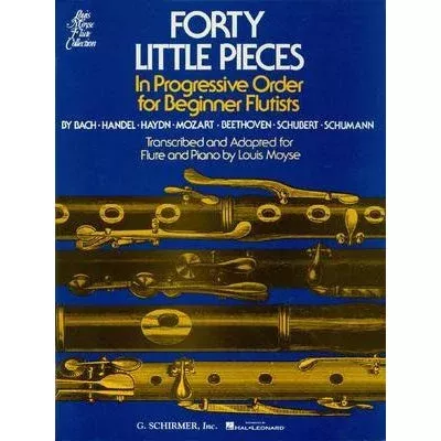40 Little Pieces in Progressive Order for Beginner Flutists