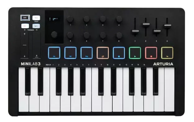 4Sound. Arturia Minilab-3-BK USB Controller Keyboard sort