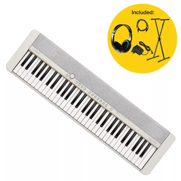4Sound. Casio Bundle CT-S1WH Digital Piano