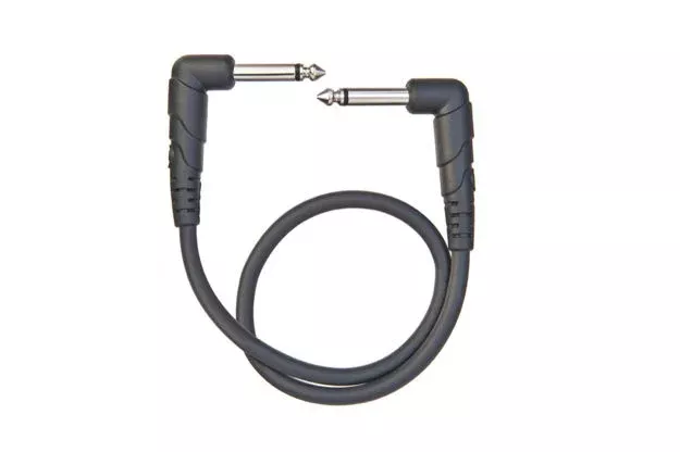 4Sound. D’Addario Classic Series Patch Cable, Right-Angle, 3 feet