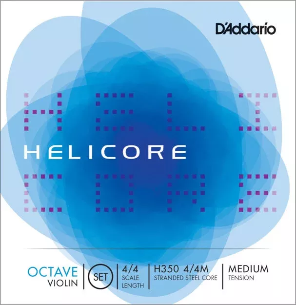 4Sound. D’Addario Helicore Octave Violin String Set, 4/4 Scale, Medium Tension