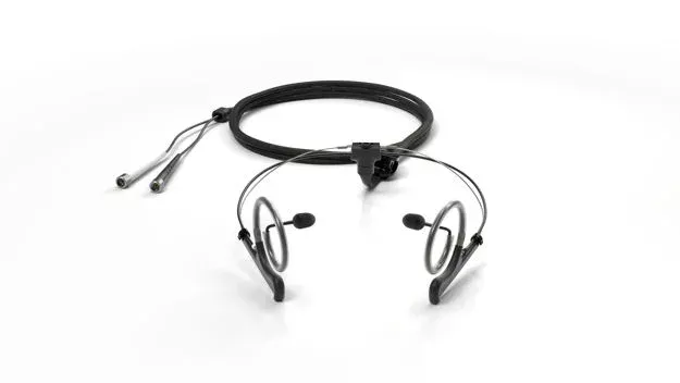 4Sound. DPA 4560 CORE+ Binaural Headset, Normal SPL, Black, MicroLock