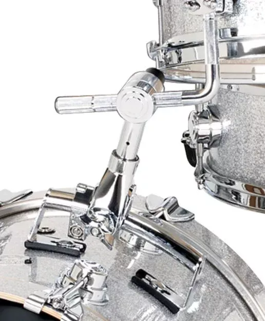 4Sound. DW Bass Drum Mounted Retro Rail Mount, Chrome