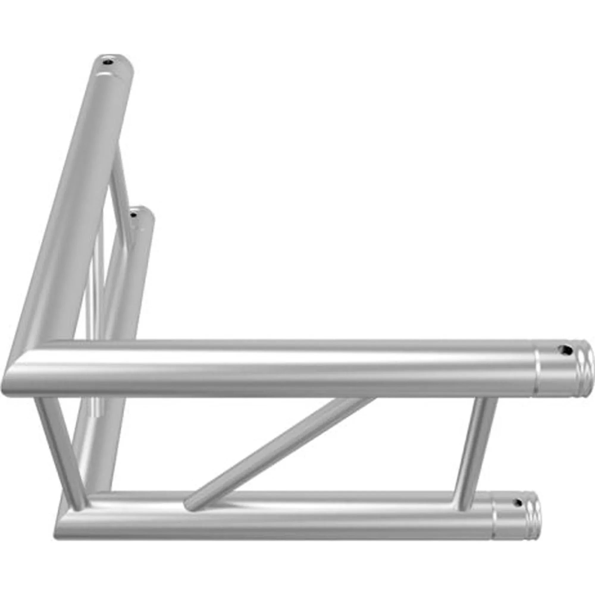 Global Truss 2-Way 90 Degree Vertical Corner for F32 I-Beam Truss System (Aluminum)