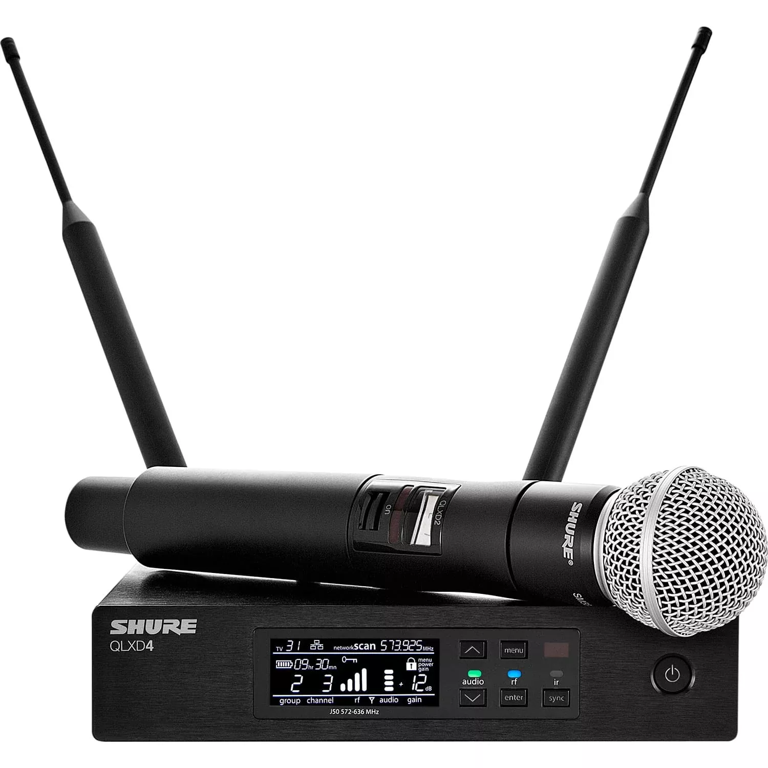 Shure QLXD24/SM58 Digital Wireless Handheld Microphone System (G50, 470-534 MHz)