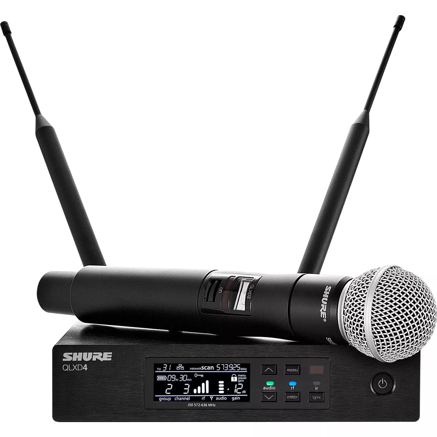 Shure QLXD24/SM58 Digital Wireless Handheld Microphone System (V50, 174-216 MHz)