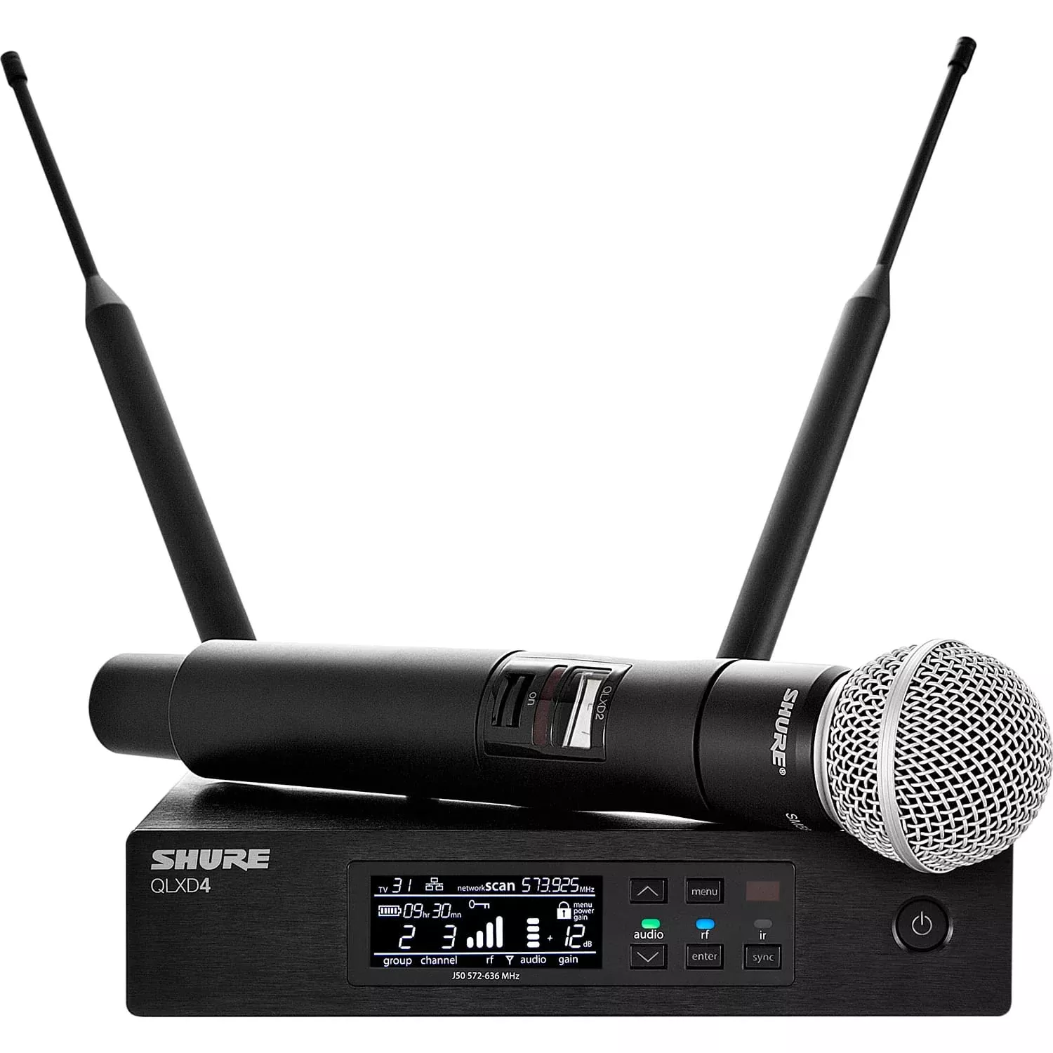 Shure QLXD24/SM58 Digital Wireless Handheld Microphone System (X52, 902-928 MHz)