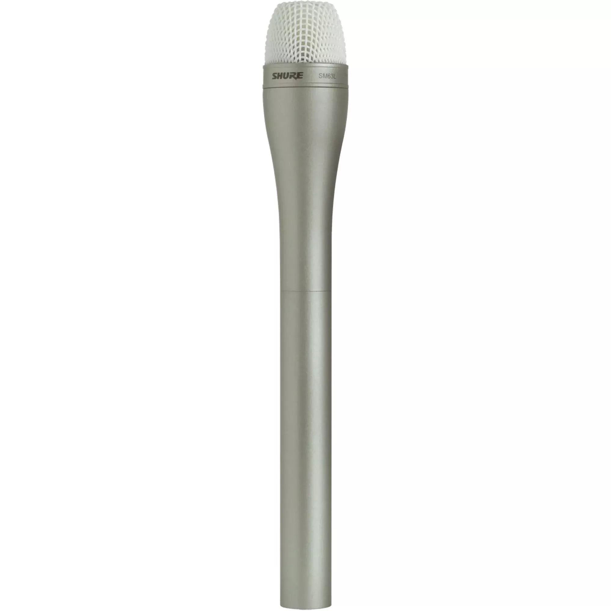 Shure SM63L Omnidirectional Dynamic Handheld Microphone with Extended Handle (Champagne)