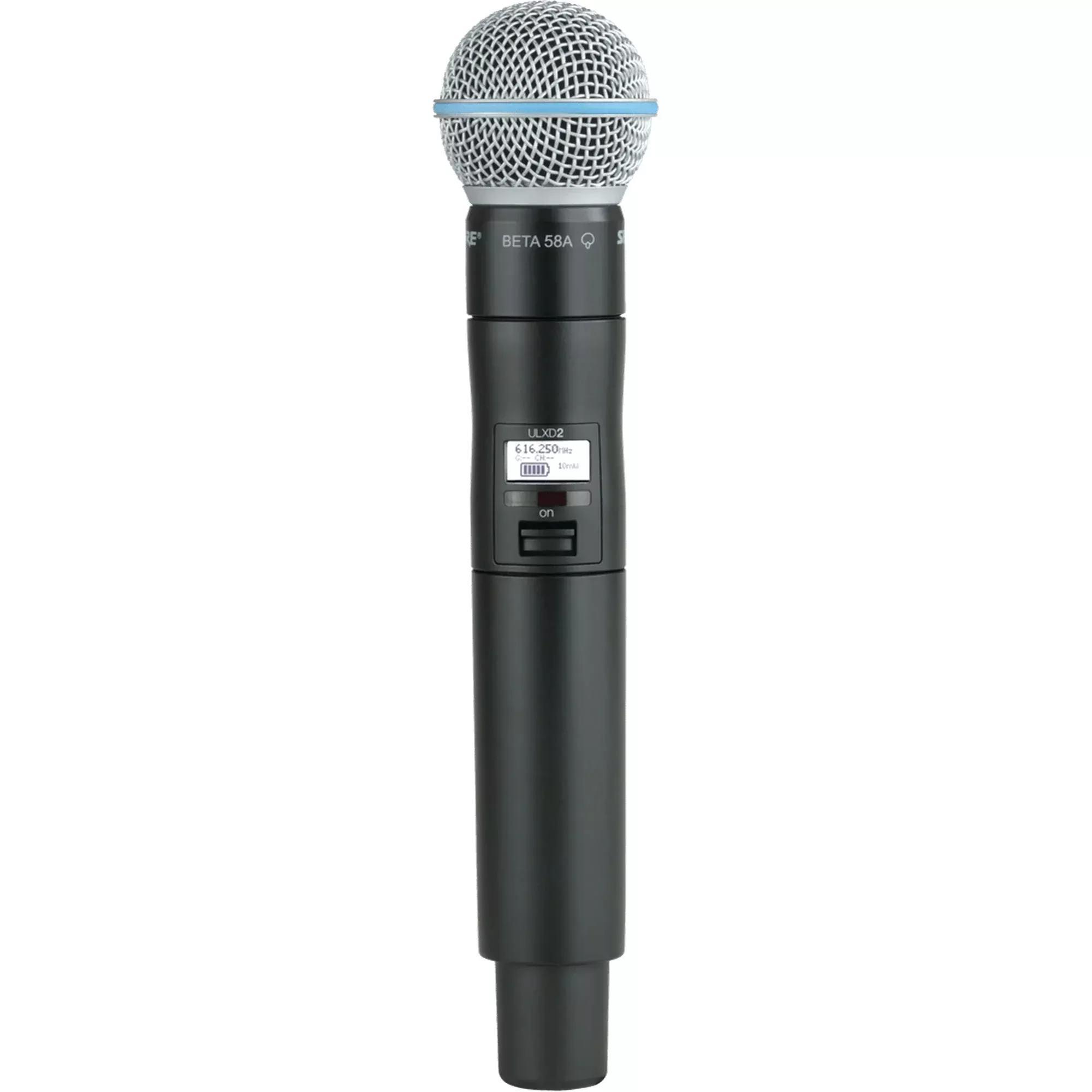 Shure ULXD2/B58 Handheld Wireless Transmitter with Beta 58A Capsule (G57: 470-608 MHz)
