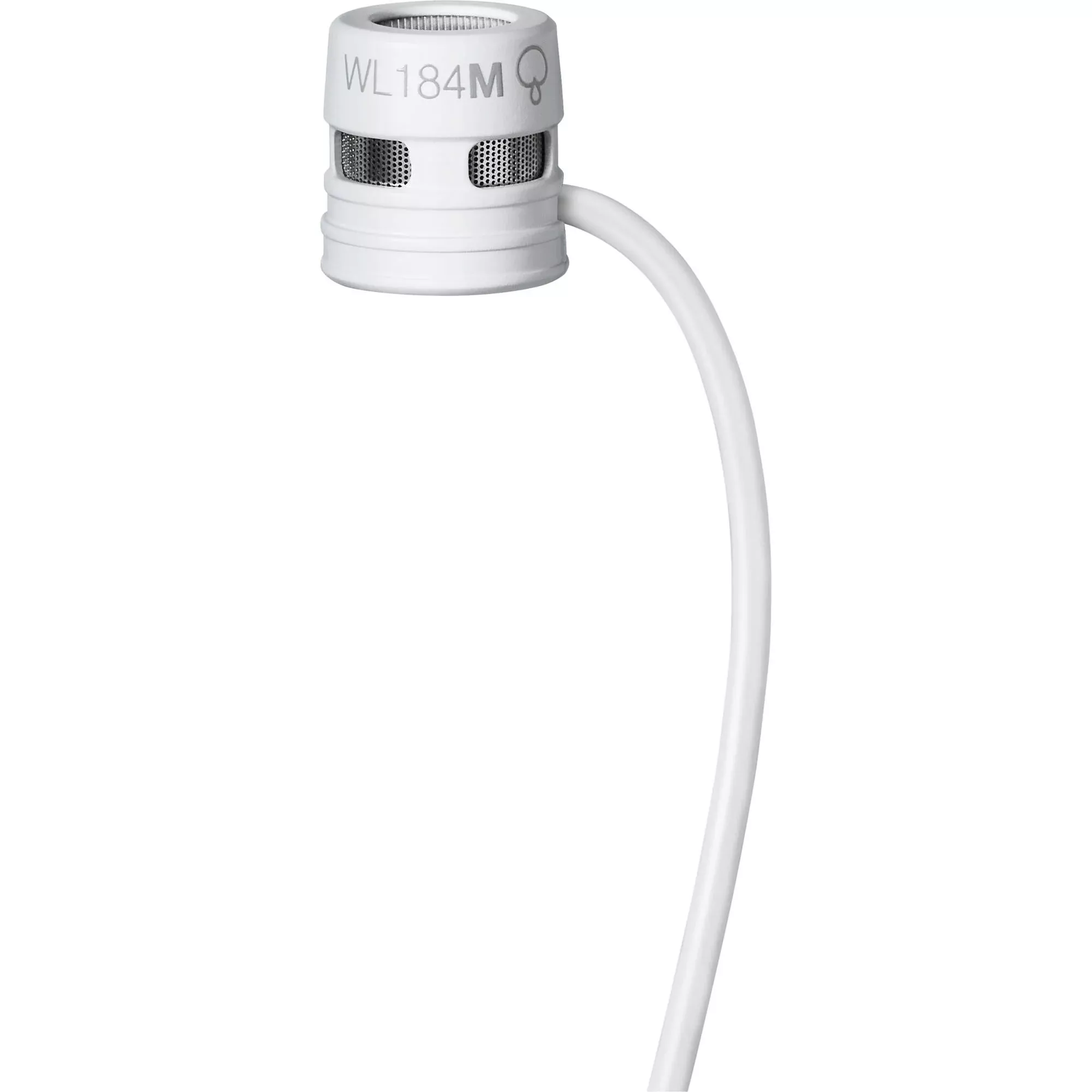 Shure WL184m Low-Profile Supercardioid Lavalier Microphone with LEMO 3-Pin Connector (Black)