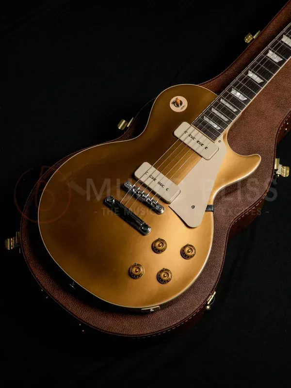 [SN 227840209] CERTIFIED USED GIBSON LES PAUL STANDARD 50S P90 ELECTRIC GUITAR – GOLD TOP [2022]