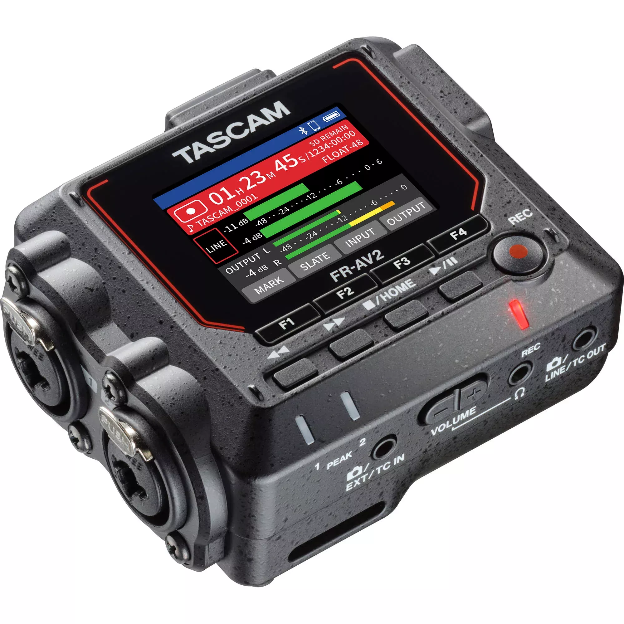 Tascam FR-AV2 - Compact 32-Bit Float Field Recorder and Timecode Generator with Mixer