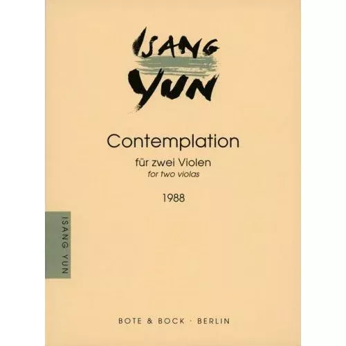Yun, Isang – Contemplation