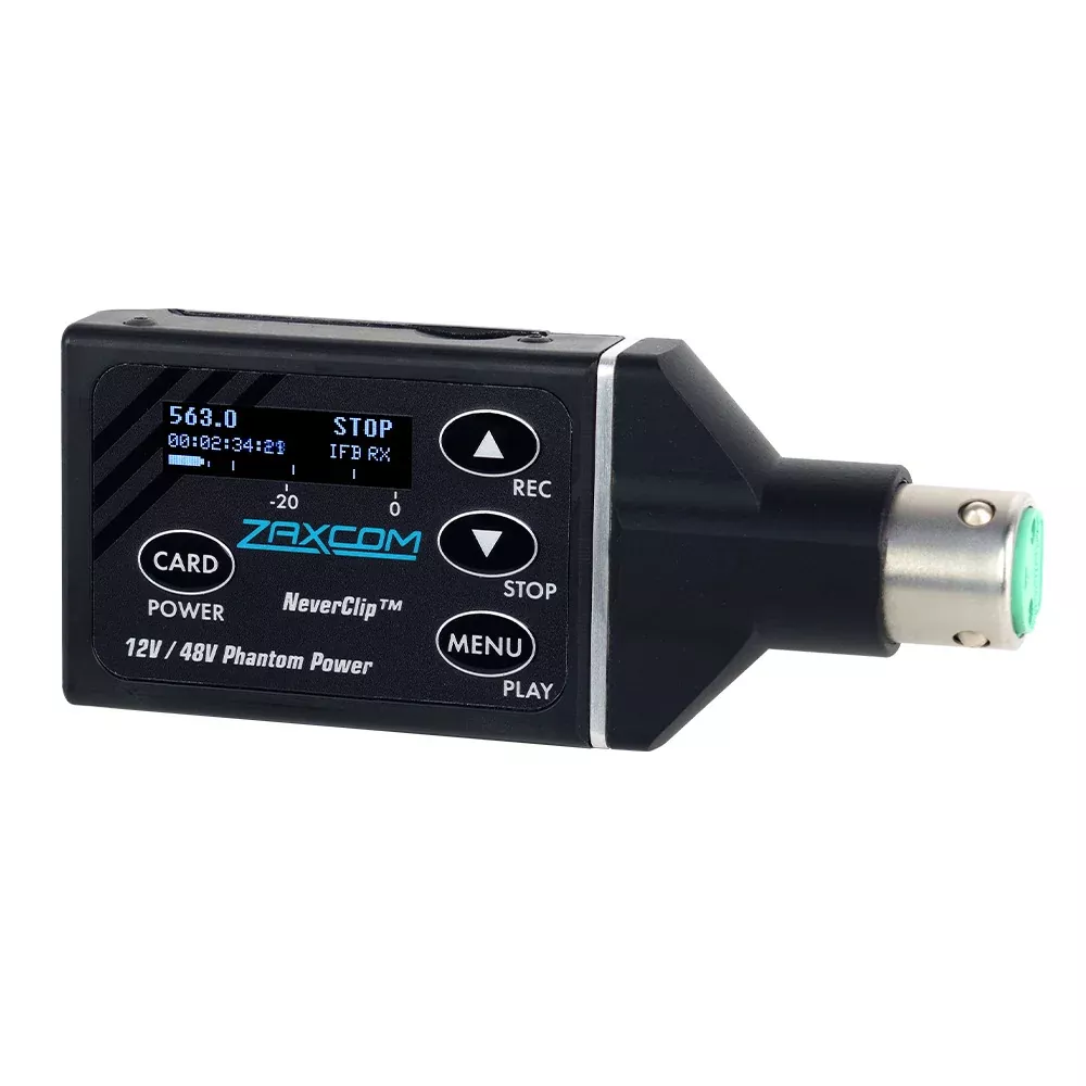 Zaxcom ZMT4.6-HM - Lightweight Plug-On Transmitter with ZaxNet (578-698 MHz)