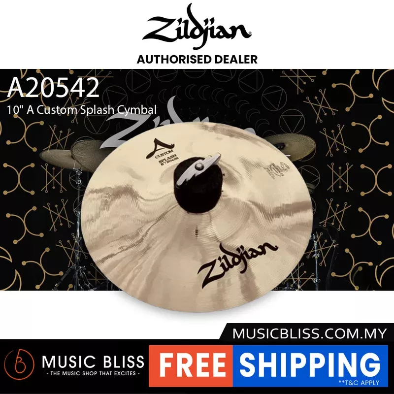 Zildjian 10″ A Custom Splash Cymbal (A20542)