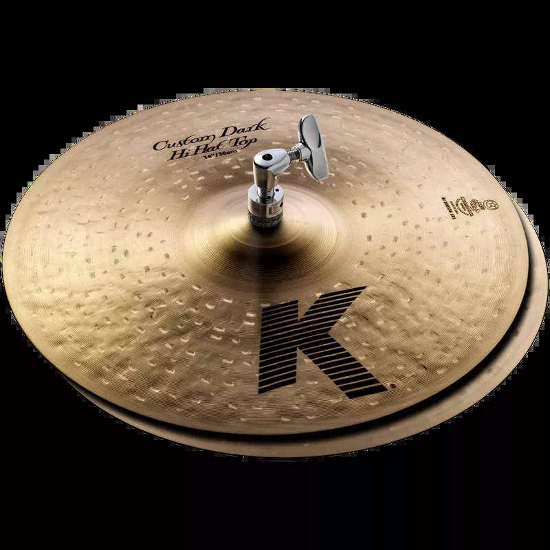 Zildjian 14” K Custom Dark Hi Hat Cymbals