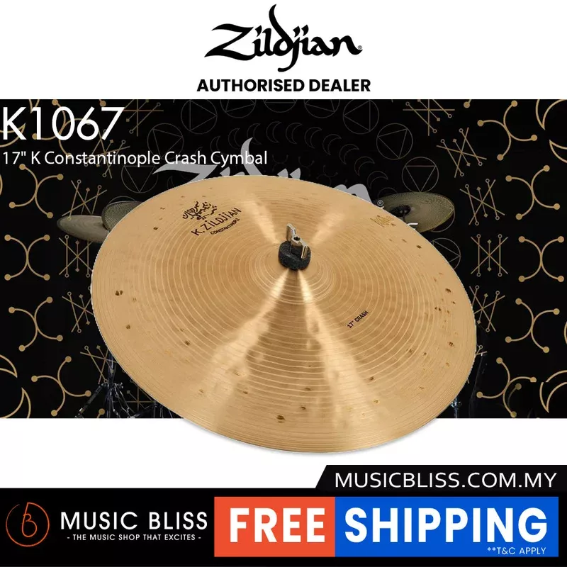 Zildjian 17″ K Constantinople Crash Cymbal (K1067)