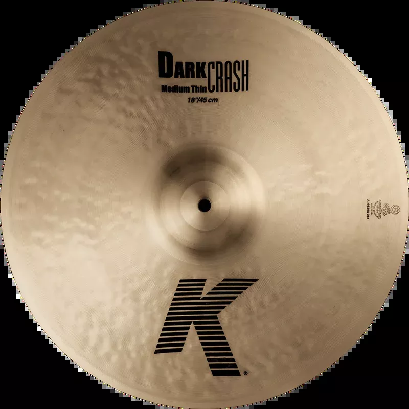 Zildjian 18” K Series Dark Crash Medium Thin Cymbal