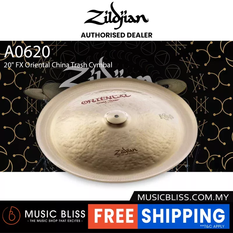 Zildjian 20″ FX Oriental China Trash Cymbal (A0620)