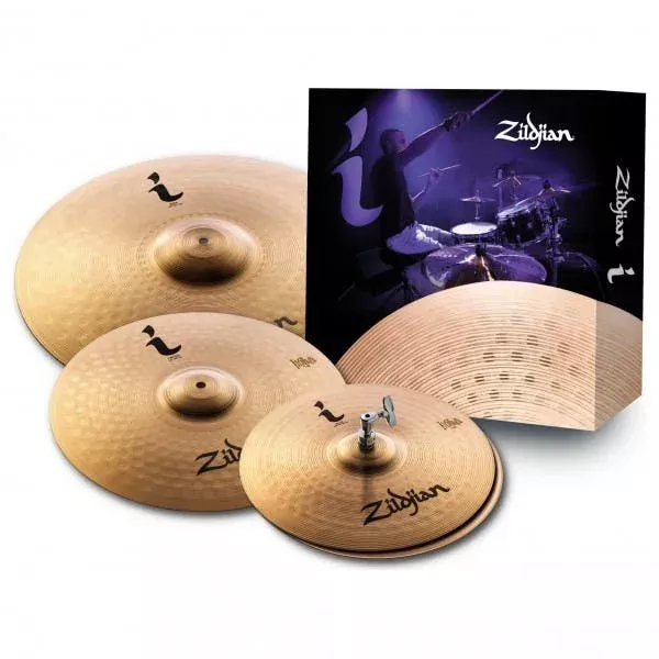 Zildjian I Family Standard Box Set – 14″ Hi-Hats, 16″ Crash & 20″ Ride
