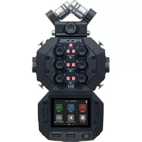 Zoom H8 – HANDY RECORDER Includes XYH-6 microphone capsule, Steinberg Cubase LE and Wavelab LE software