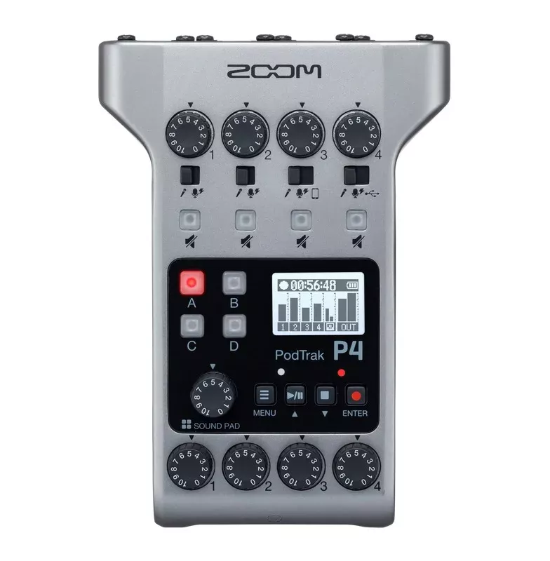 Zoom P4 PodTrak Podcast Recorder PodTrack