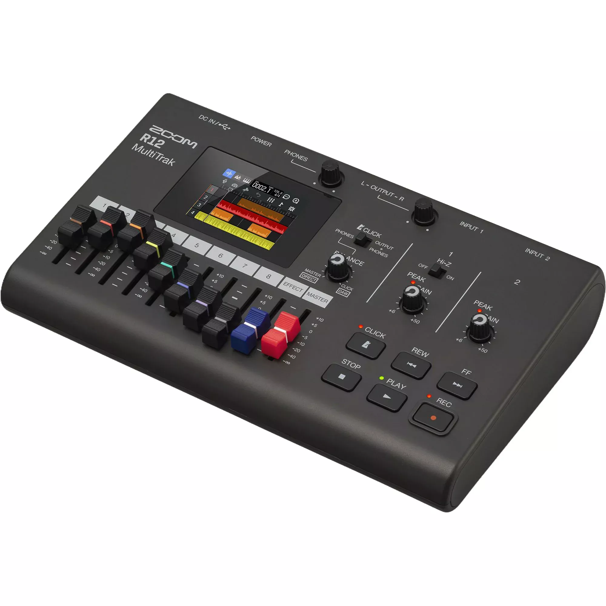 Zoom R12 MultiTrak Portable Recorder and Control Surface
